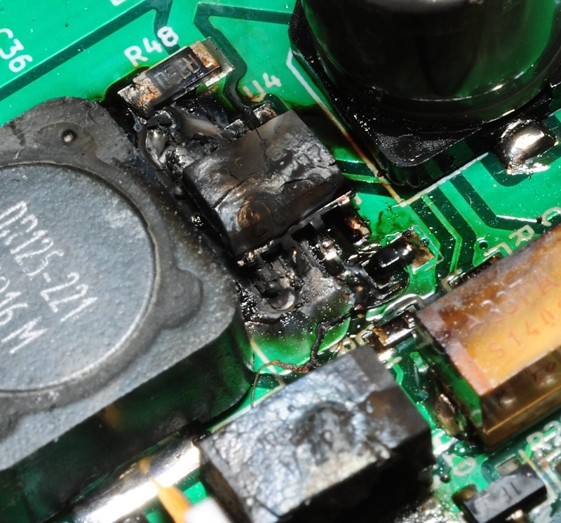 Tantalum Capacitor Failure Caused by Excessive Peak Current and Localized Heating